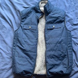 Surfside Large Fleece Vest - Navy